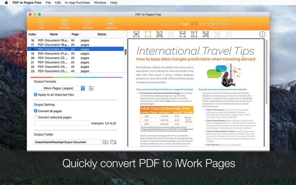 #1. PDF to Pages Free (macOS) 由: 科 姚