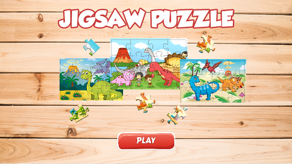 Dino Puzzle Jigsaw HD Games For Toddlers & Kids - 1.0 - (iOS)