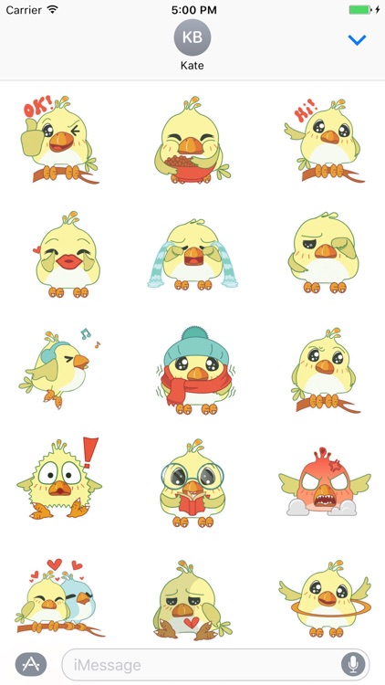 Silly Bird Sticker