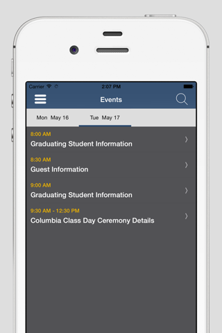 Columbia University Commencement Week 2016 screenshot 3