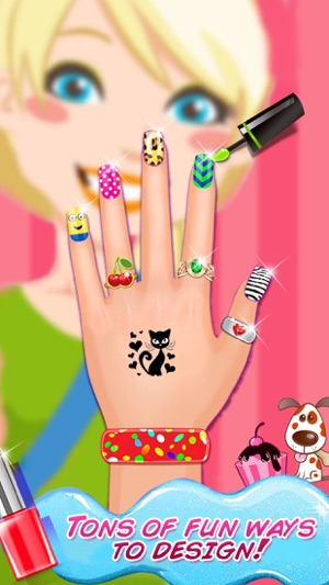 High School Nail Art Nail Salon - Girls Game!(圖1)-速報App