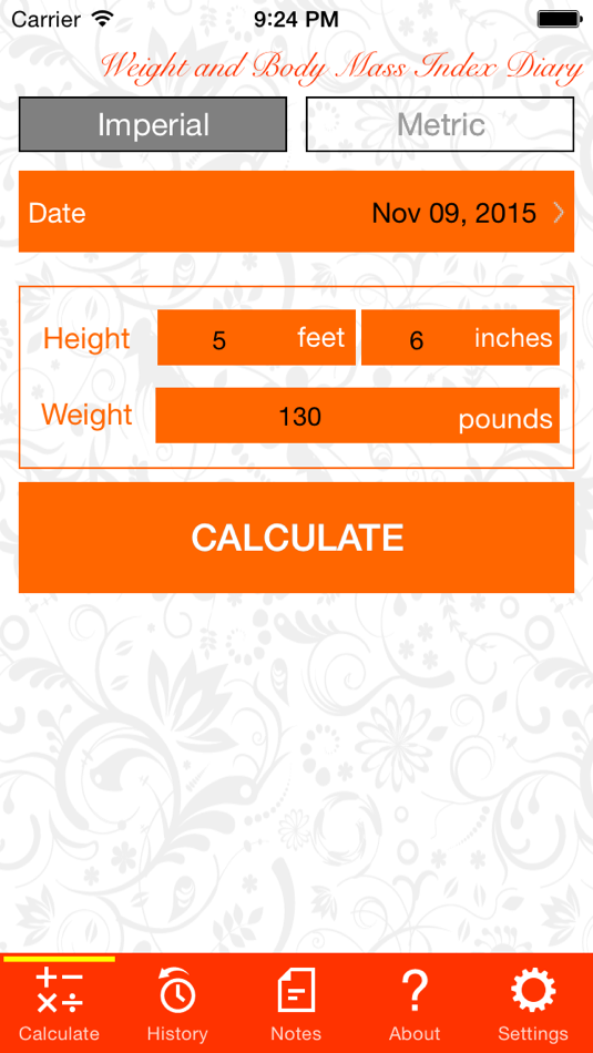 Weight and BMI Diary - 1.0.5 - (iOS)