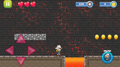 Screenshot #2 pour jungle adventure super platform bros game free