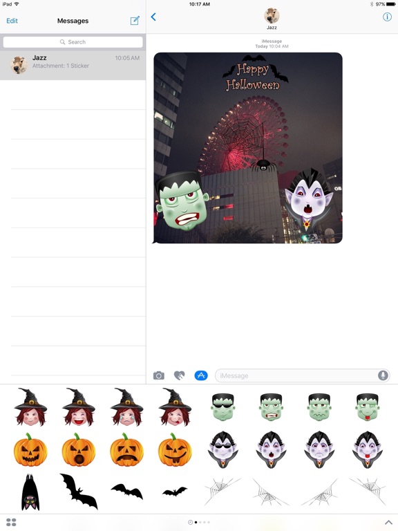 Screenshot #4 pour Halloween Stickers from Halloween Solitaire