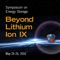 Beyond Lithium Ion IX