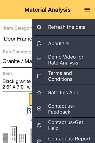 Material Analysis screenshot 3