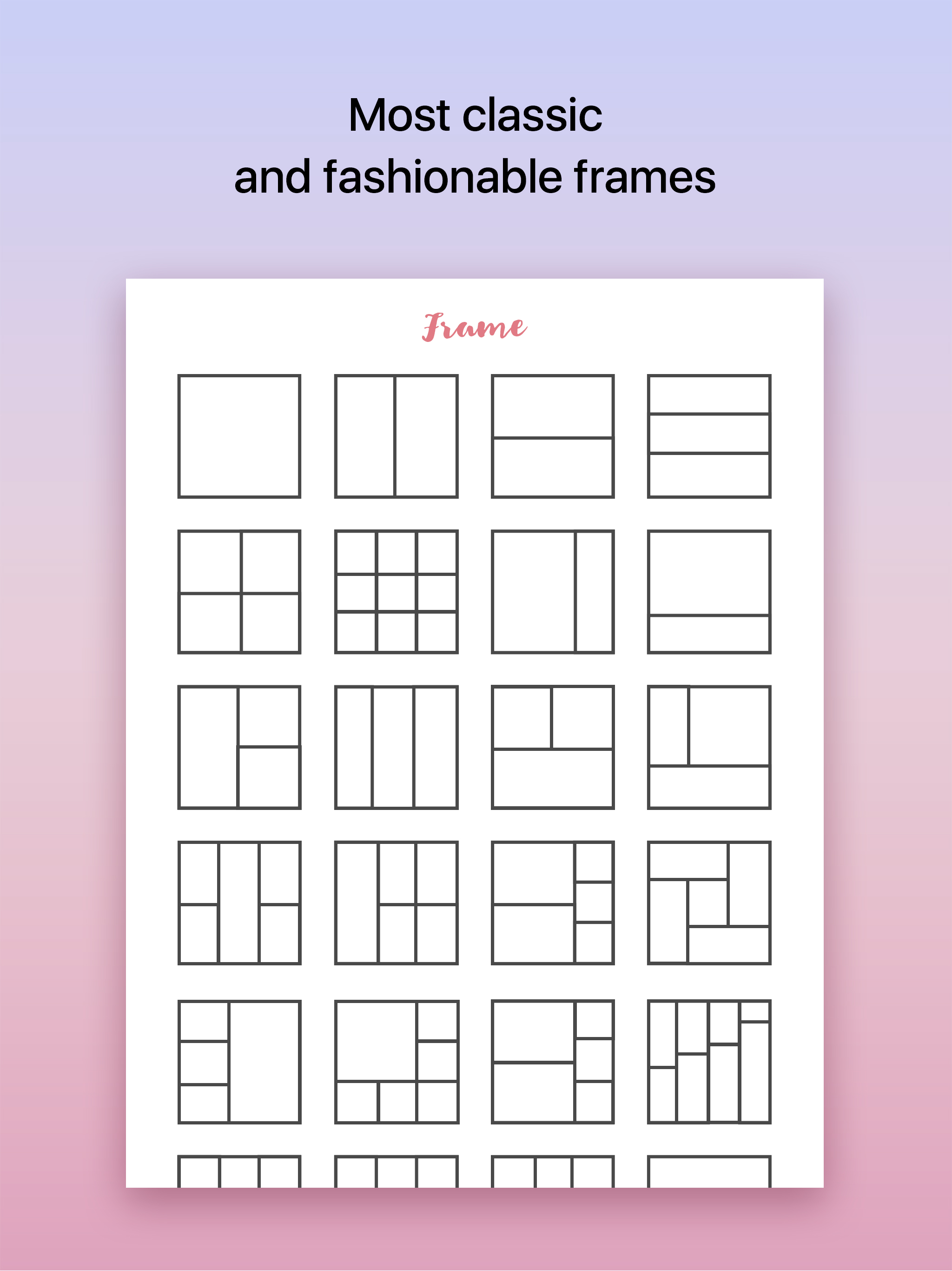 iCollage - The quickest photo collage maker app