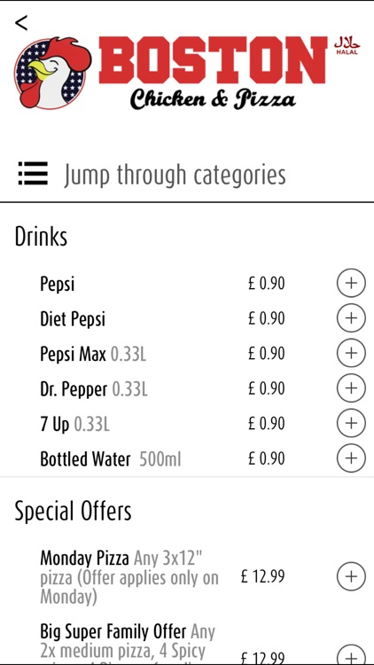 Boston Chicken and Pizza