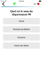 Quizz France: Départements screenshot #5 for iPhone