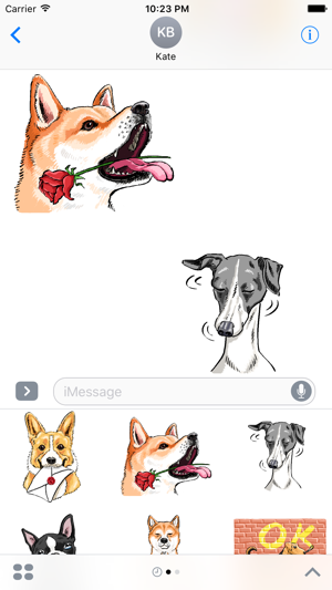 ‎P.S. I Love Dogs - Dog Stickers Screenshot