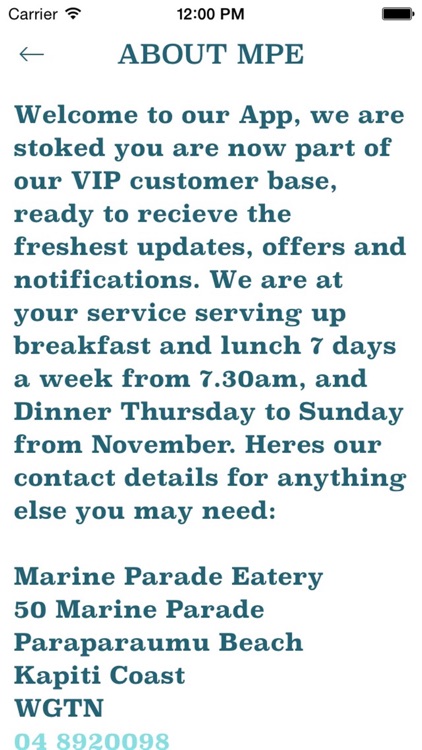 Marine Parade Eatery