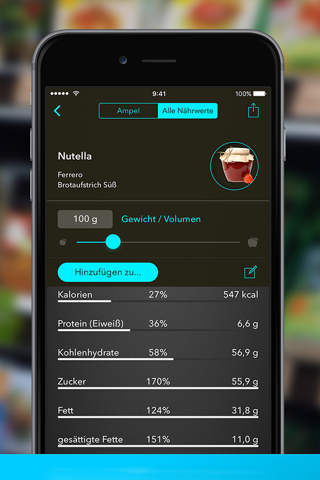 Lebensmittelampel + Kalorien screenshot 3