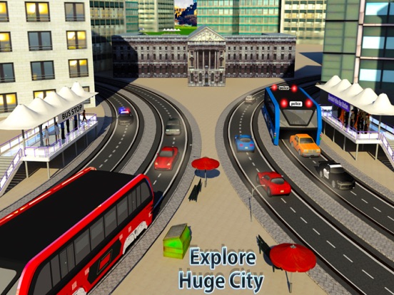警察高架バスシミュレータ3D：刑務所輸送 Prisoner Transport Bus Gameのおすすめ画像4