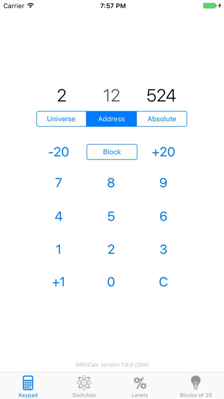 DMXCalc screenshot 1 of 5