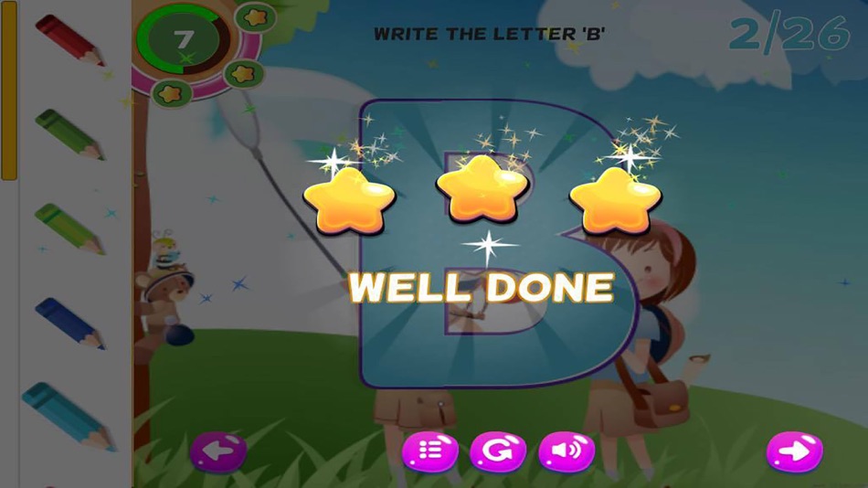 #3. ABC Tracing Handwriting Learn to Write Letters (iOS) 来自: Artit Wattanapurg
