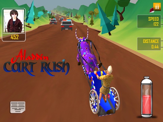 Screenshot #5 for Aladdin Cart Rush 3D - Fun Racing Game for Kids