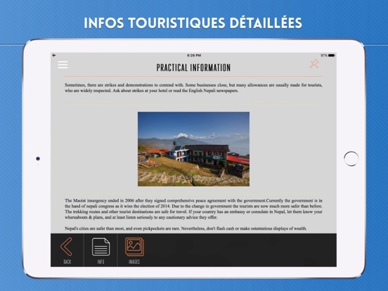 Screenshot #6 pour Népal Guide de Voyage avec Cartes Offline