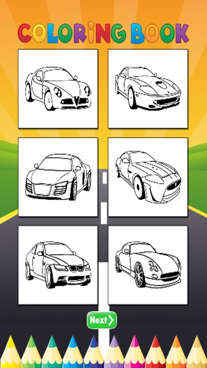 luxury Car Coloring Book - Activities for Kids