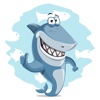 Sharky Shark Stickers - The Great Blue Hunter