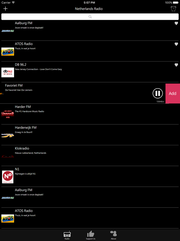 Dutch Radio - Nederlandse Radio iPad screenshot 4 - Entertainment app