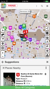 Florence where,what. Km4City screenshot #5 for iPhone