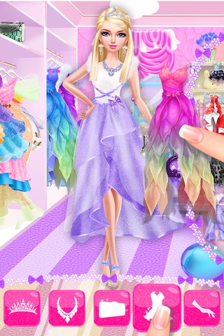 Princess Prom Night - Beauty Salon Dress Up screenshot 2