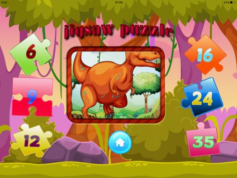 恐竜の子供のジグソーパズル マーブル キッズ アプリゲーム 子供のおすすめ画像3
