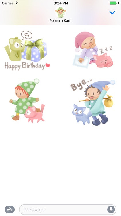 Pommin and the Kitty Gang Stickers for Messages screenshot-4