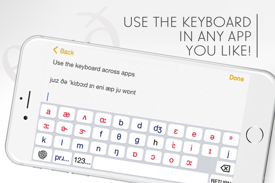 English Phonetic Keyboard with IPA symbols screenshot 3