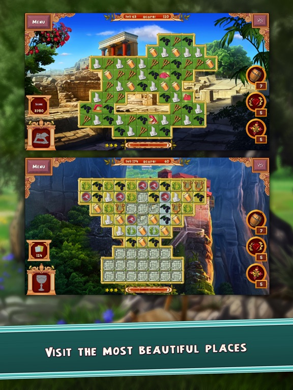 Screenshot #6 pour Travel Riddles: Trip To Greece - quest for Greek artifacts in a free matching puzzle game