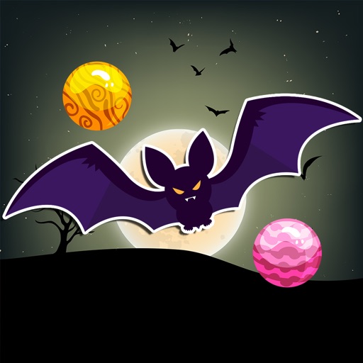 Bat Bubble Shooting Game For Kids Icon