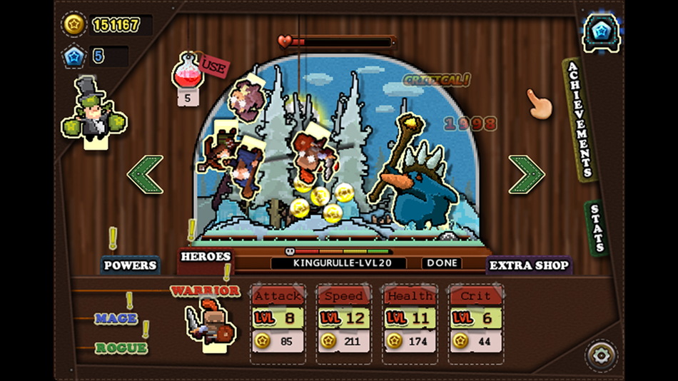 #2. Tap Heroes - Idle Clicker (iOS) 由: VaragtP Studios AB