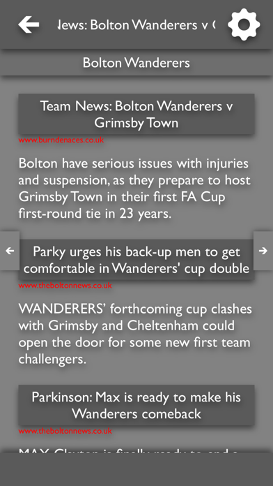 Screenshot #3 pour All The News - Bolton Wanderers Edition