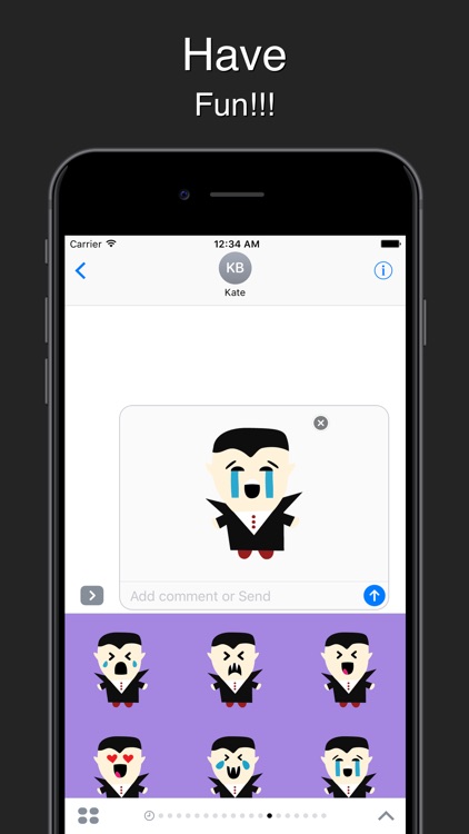 CreativeStickrs - VampireMoji screenshot-3