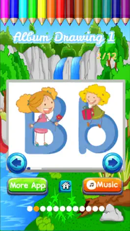 Game screenshot ABC Coloring Alphabet Learn Paint for Toddler Kids hack