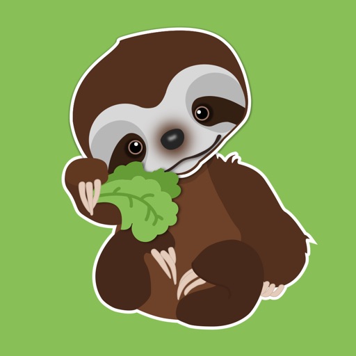 Baby Sloth - Emoji Stickers