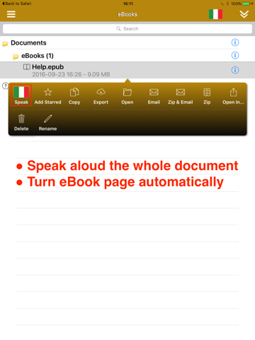SpeakItalian 2 (6 Italian Text-to-Speech) screenshot 4
