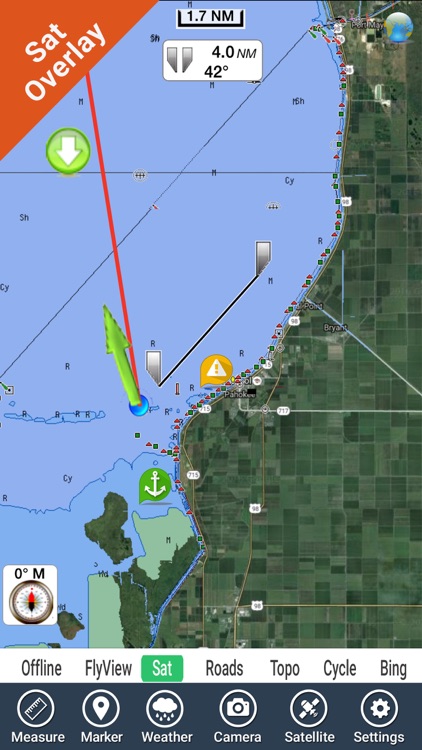 Lake Okeechobee Florida HD GPS fishing chart