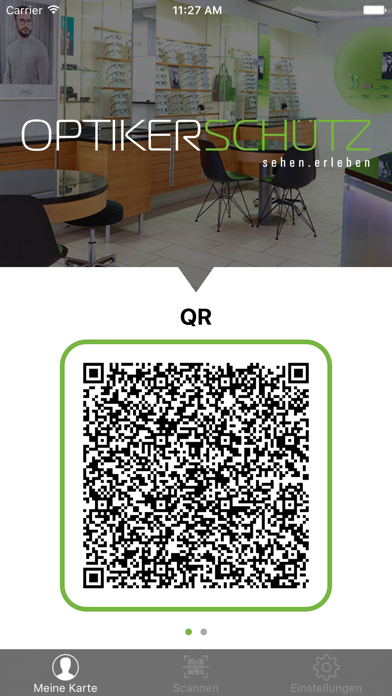 Businesscard screenshot