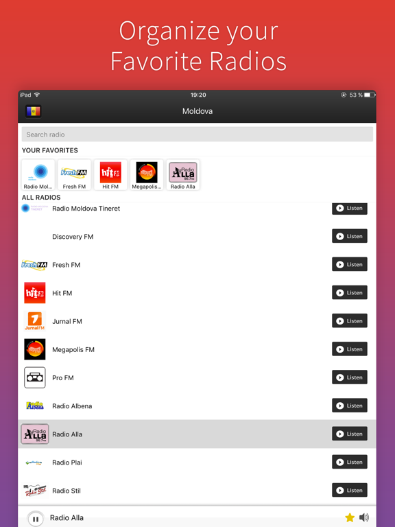 Screenshot #5 pour Radio Moldavie - Radios MDA - Radio Modavia