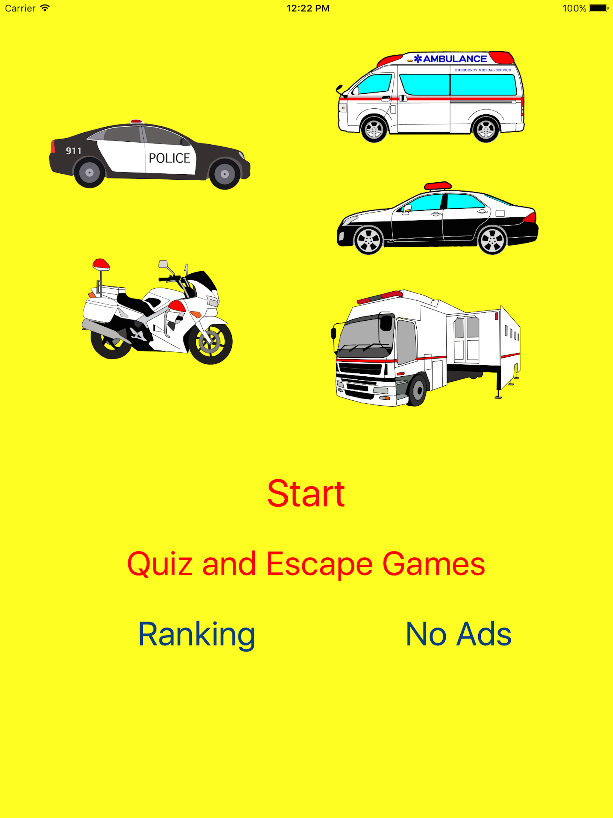 Which is the same Ambulance or Police Car