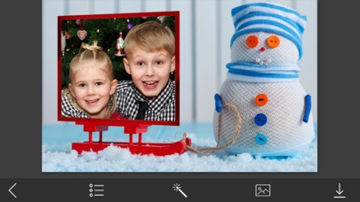 How to cancel & delete Holiday Xmas HD Photo Frame - Magic Frames from iphone & ipad 3