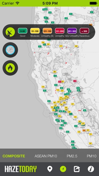 Haze Today - AQI / API, Pollution & Fire Spotsのおすすめ画像2
