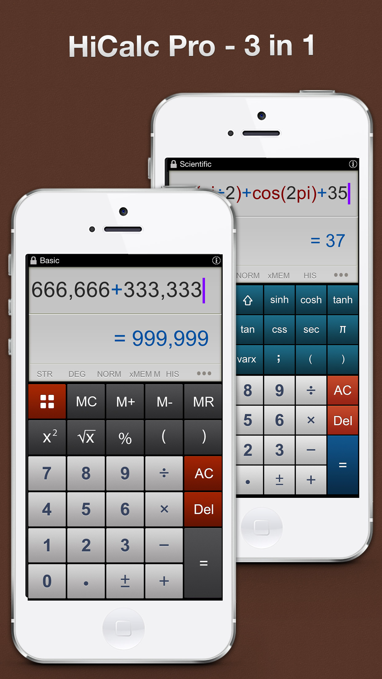Calculator 3 in 1