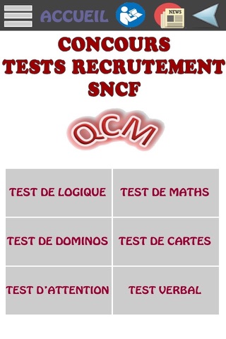 QCM & Tests recrutement SNCF screenshot 4