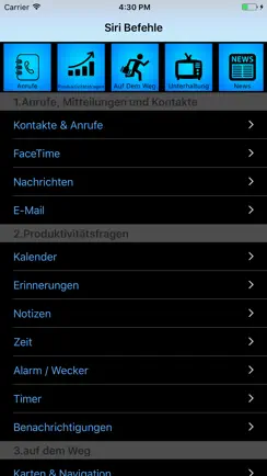 Befehlsliste für Siri iPhone image 1