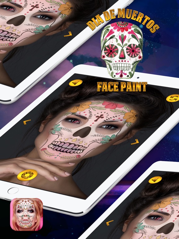 Screenshot #5 pour Peinture de Visage pour Jour des Morts