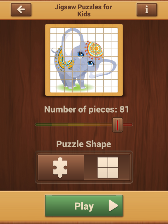 Puzzles For Kids - Educational Jigsaw Puzzle Games iPad screenshot