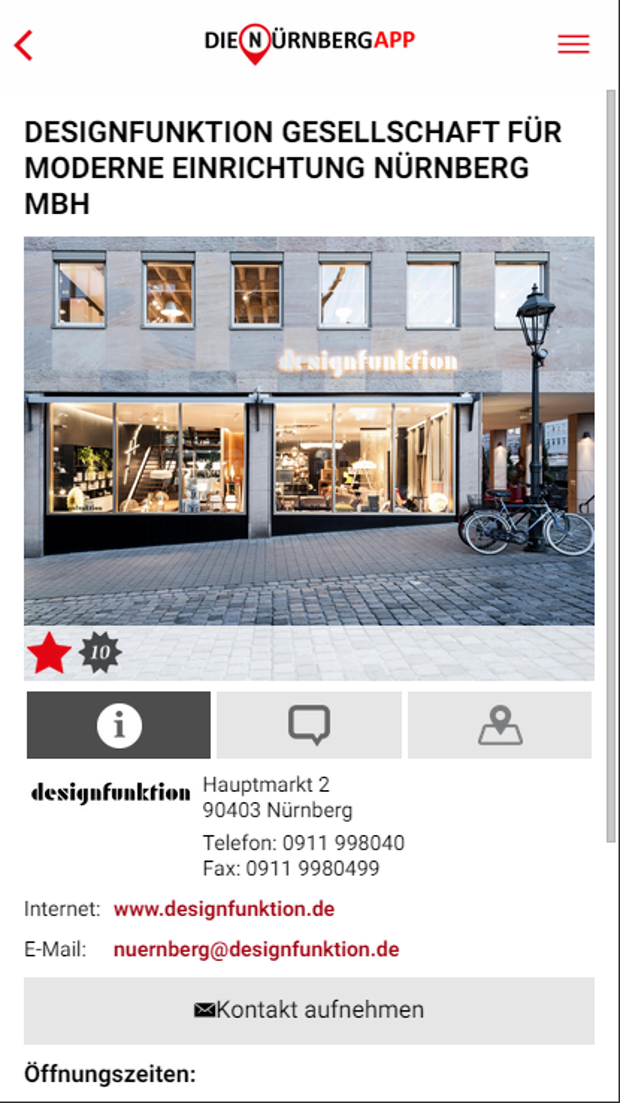 Nürnberg-App screenshot 3