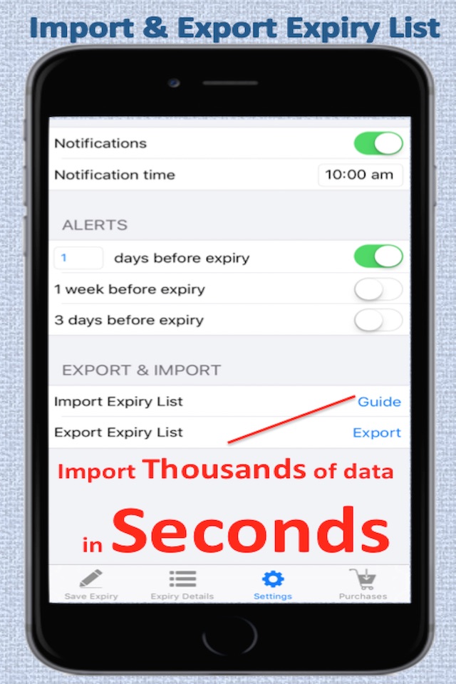 Expiry Alert Biz - Keep track of expiration dates screenshot 2